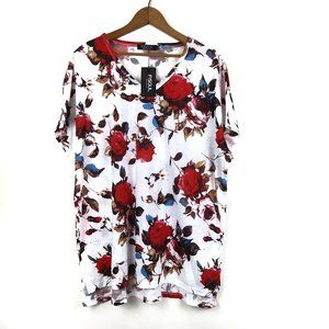 NWT Fisoul Floral Shortsleeve T-Shirt, XXL